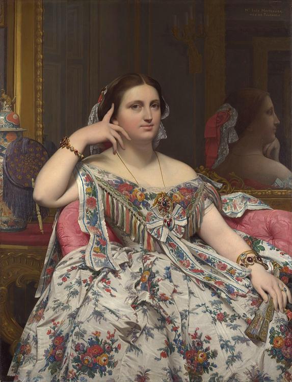 Jean Auguste Dominique Ingres Madame Moitessier Seated (mk09) China oil painting art